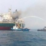 Kapal Kargo Samudra Sakti III Mengalami Kebakaran Di Perairan Lampung